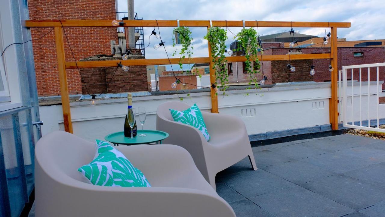 Апартаменты Sunny 45M2 Penthouse With Balcony And Terrace - R65C Эйндховен Экстерьер фото